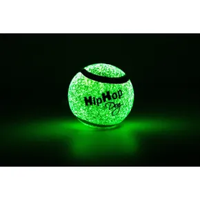 Neonlicht im dunklen Tennis. Ball 6,5 cm HIPHOP HUND
